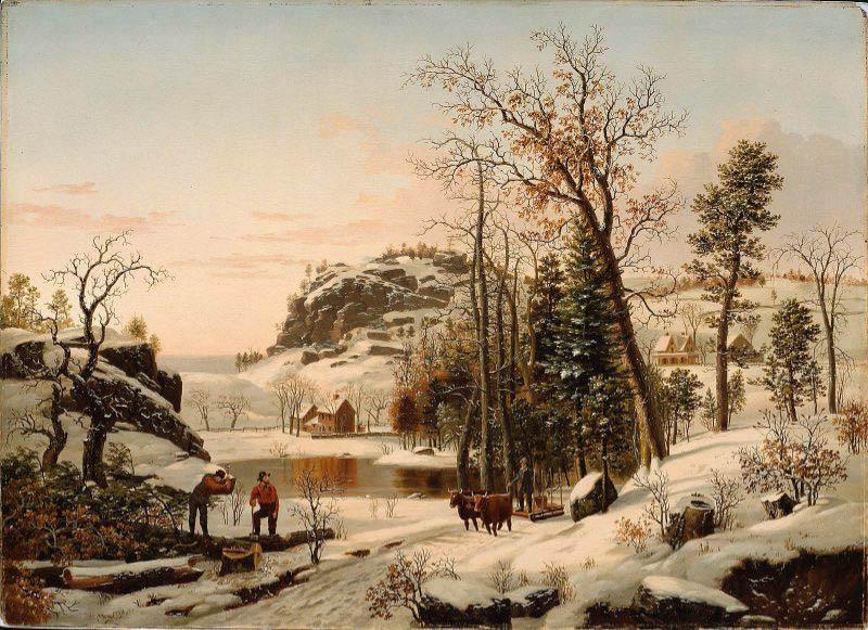 Samuel Lancaster Gerry New England Early Winter oil painting picture
